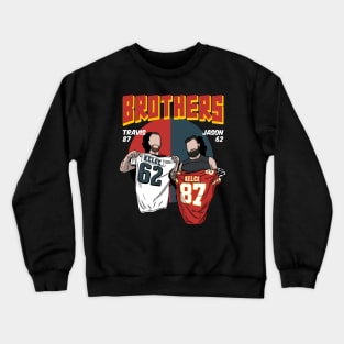 Kelce Brothers Comic Style Crewneck Sweatshirt